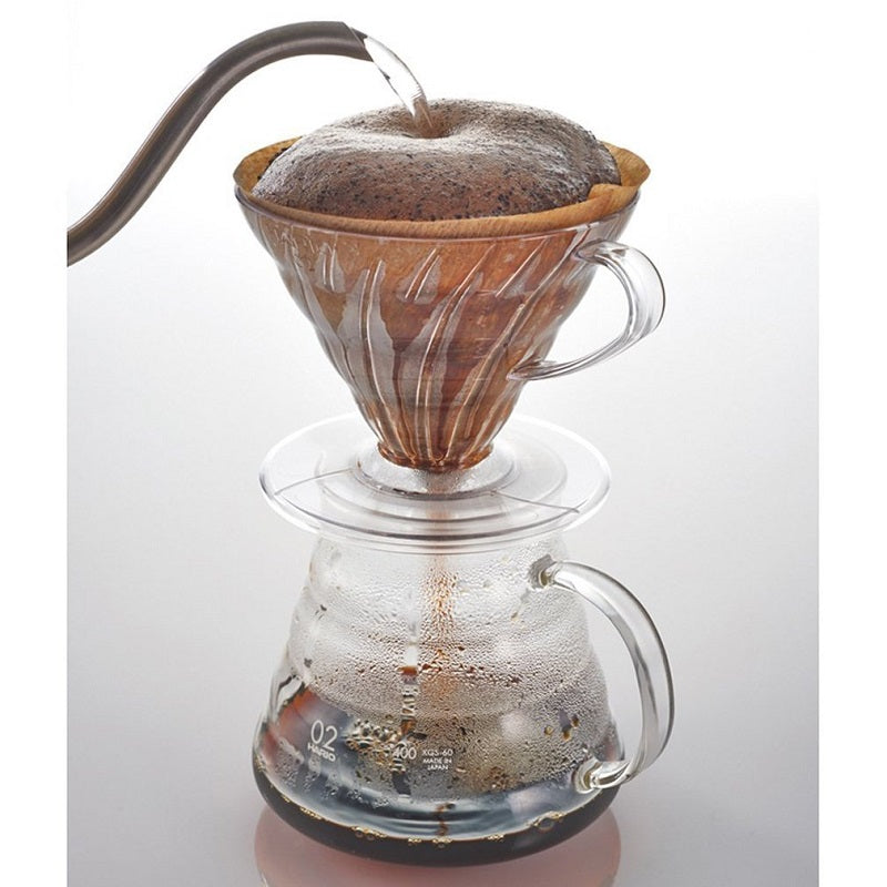 COFFEE - HOT BREW PAPER DRIP - TRANSPARENT 1-4 CUPS PLASTIC MATERIAL