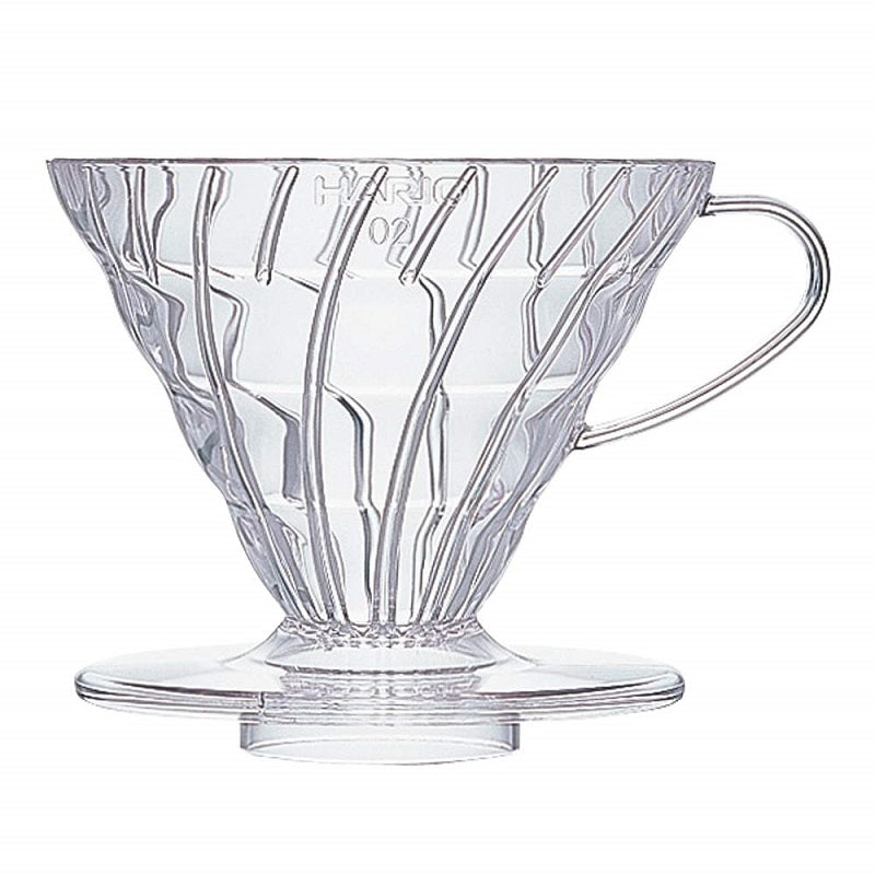 COFFEE - HOT BREW PAPER DRIP - TRANSPARENT 1-4 CUPS PLASTIC MATERIAL