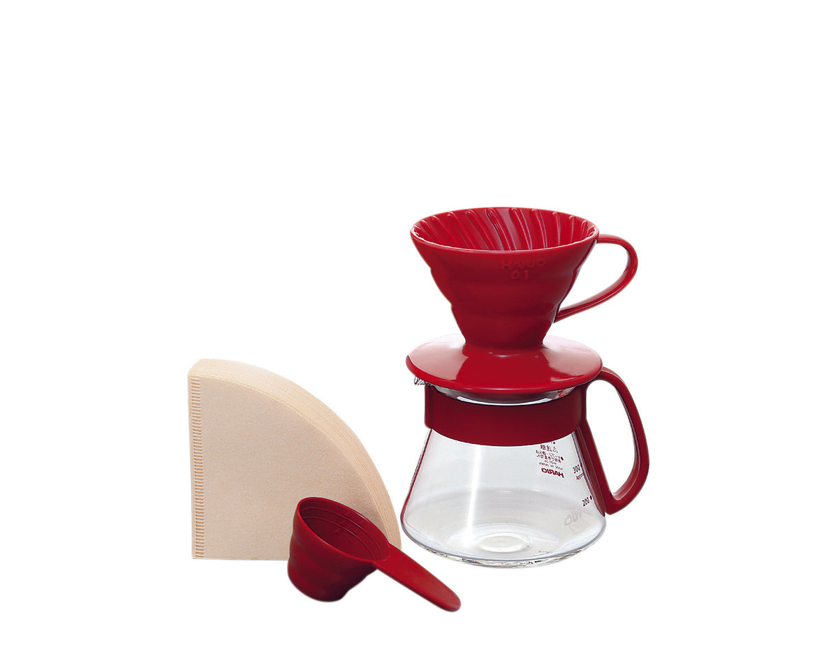 V60 POUR OVER KIT CERAMIC 360 ML MEASURING SPOON 40 PAPER