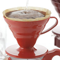 COFFEE - HOT BREW PAPER DRIP - RED 1-4 CUPS PLASTIC MATERIAL